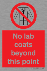 No lab coats beyond this point